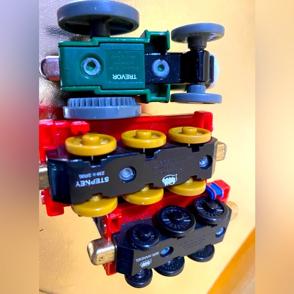 THOMAS AND FRIENDS DIE CAST VTG 2008 STEPNEY #55 & SIR HANDEL #3 & 2002 TREVOR - Picture 15 of 16